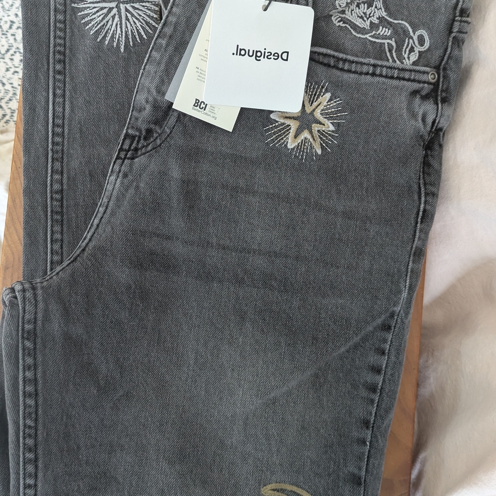 Desigual Gray Women's Jeans